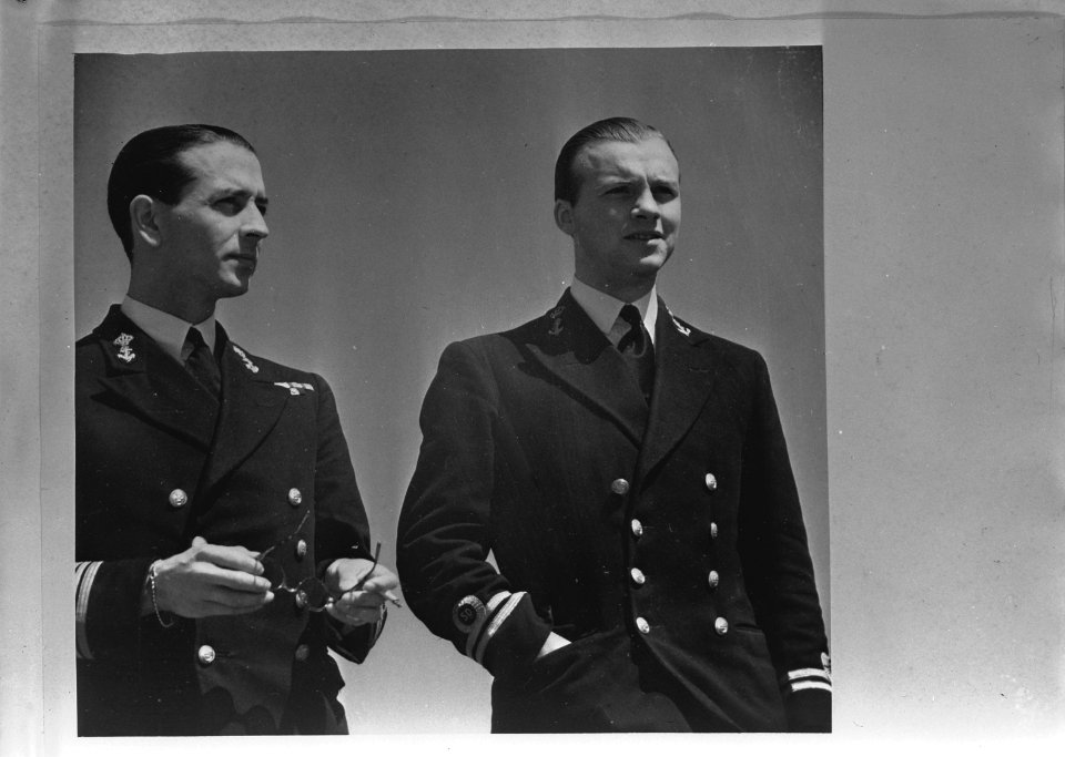 Serie Nederlandse motortorpedoboten MTB in Groot-Brittannië. Commandant E.H. , Bestanddeelnr 935-0398