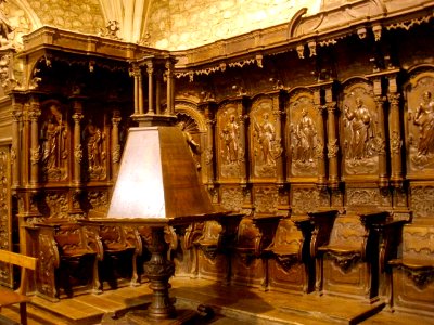 Santa Cruz de Campezo - Iglesia de la Asunción de Nuestra Señora, sillería coral 01