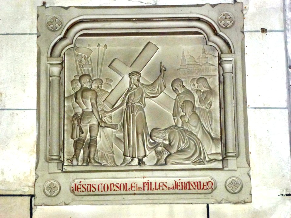 Serquigny (Eure, Fr) église Notre-Dame, chemin de croix, station 08