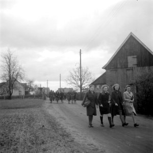Serie grenscorrectie Duitsland. Weg met meisje, Bestanddeelnr 902-6958