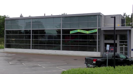 Service Building and biomass plant