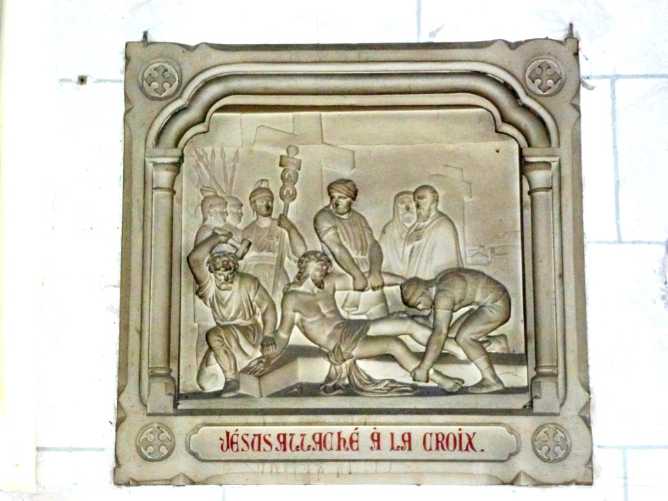 Serquigny (Eure, Fr) église Notre-Dame, chemin de croix, station 11