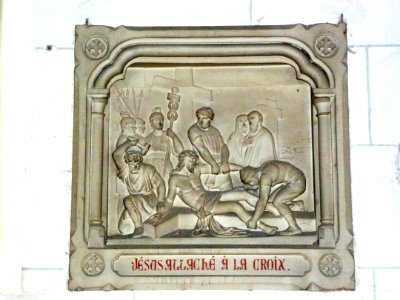 Serquigny (Eure, Fr) église Notre-Dame, chemin de croix, station 11