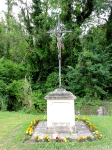 Sermoise (Aisne) croix de chemin (ouest)