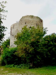 Serques (Pas-de-Calais) ruïne d'un moulin à vent