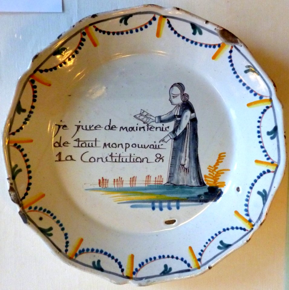 Serment clergé assiette