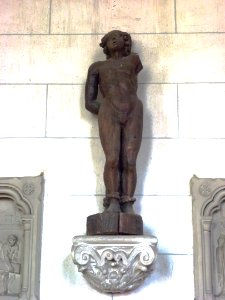 Serquigny (Eure, Fr) église Notre-Dame, statue d'un martyre