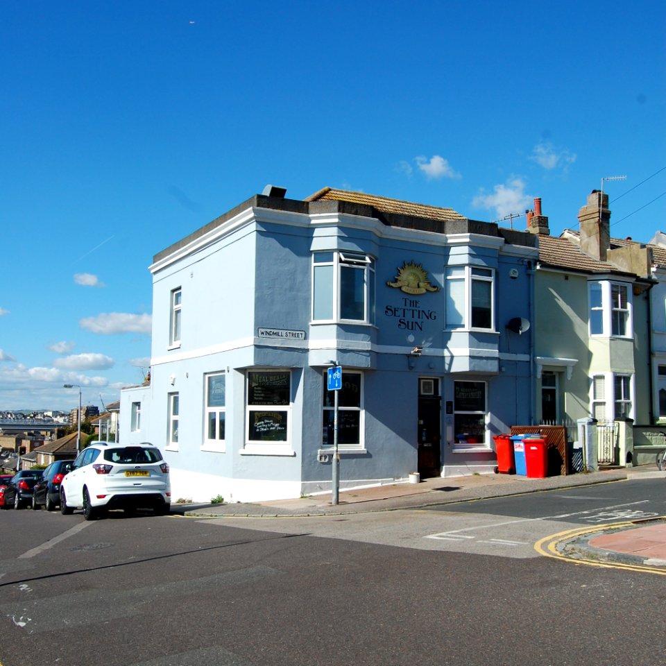 Setting Sun pub, Windmill Street-Albion Hill, Brighton (September 2018) (1)