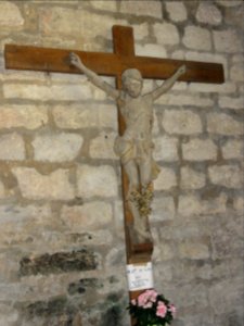 Sermaize-les-Bains (Marne) église, croix