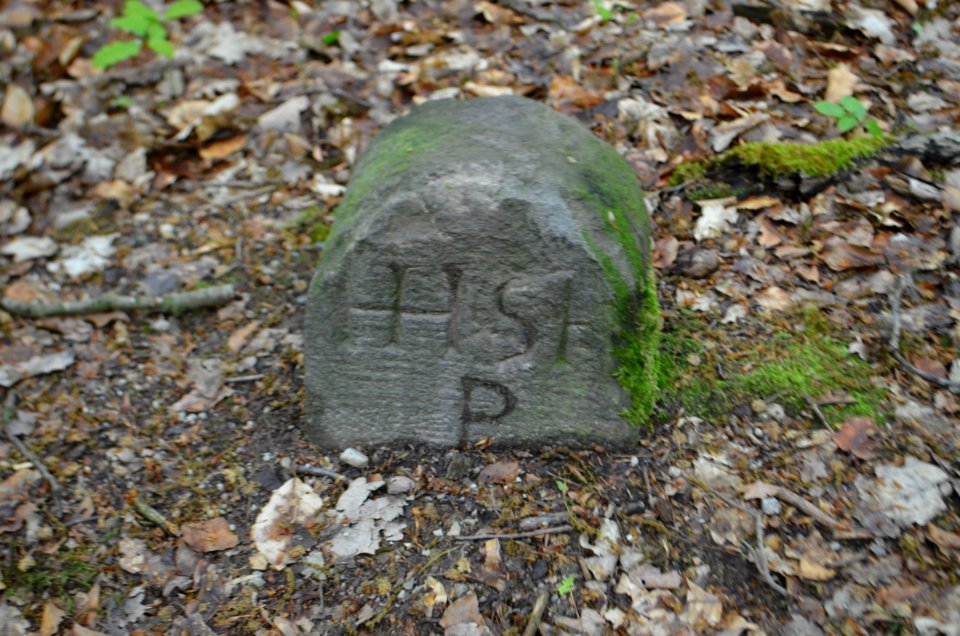 Seulberger Mark, Grenzstein HH K, HH SR P (2), Petterweiler Seite