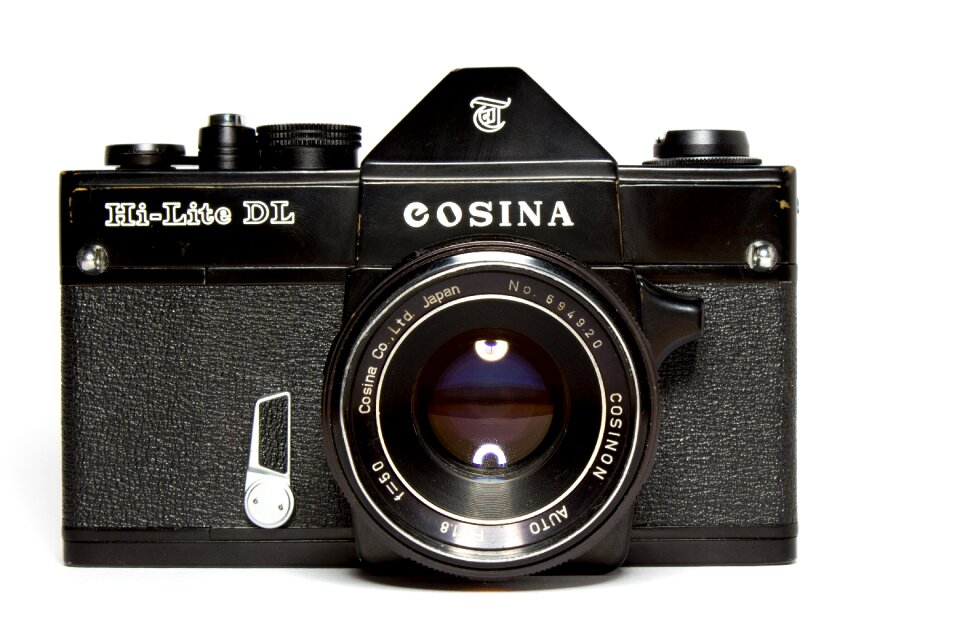 Vintage lens old camera