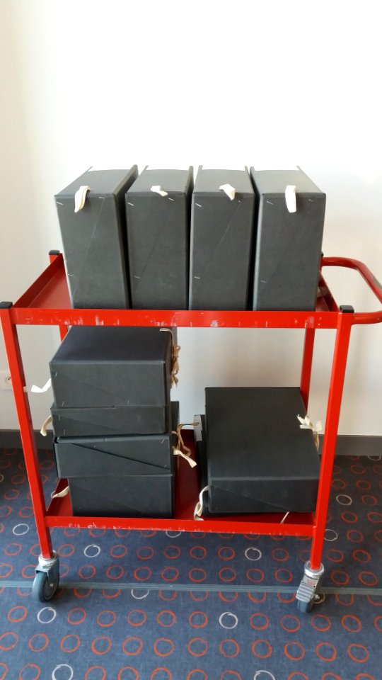 Services des archives départementales du Rhône - chariot
