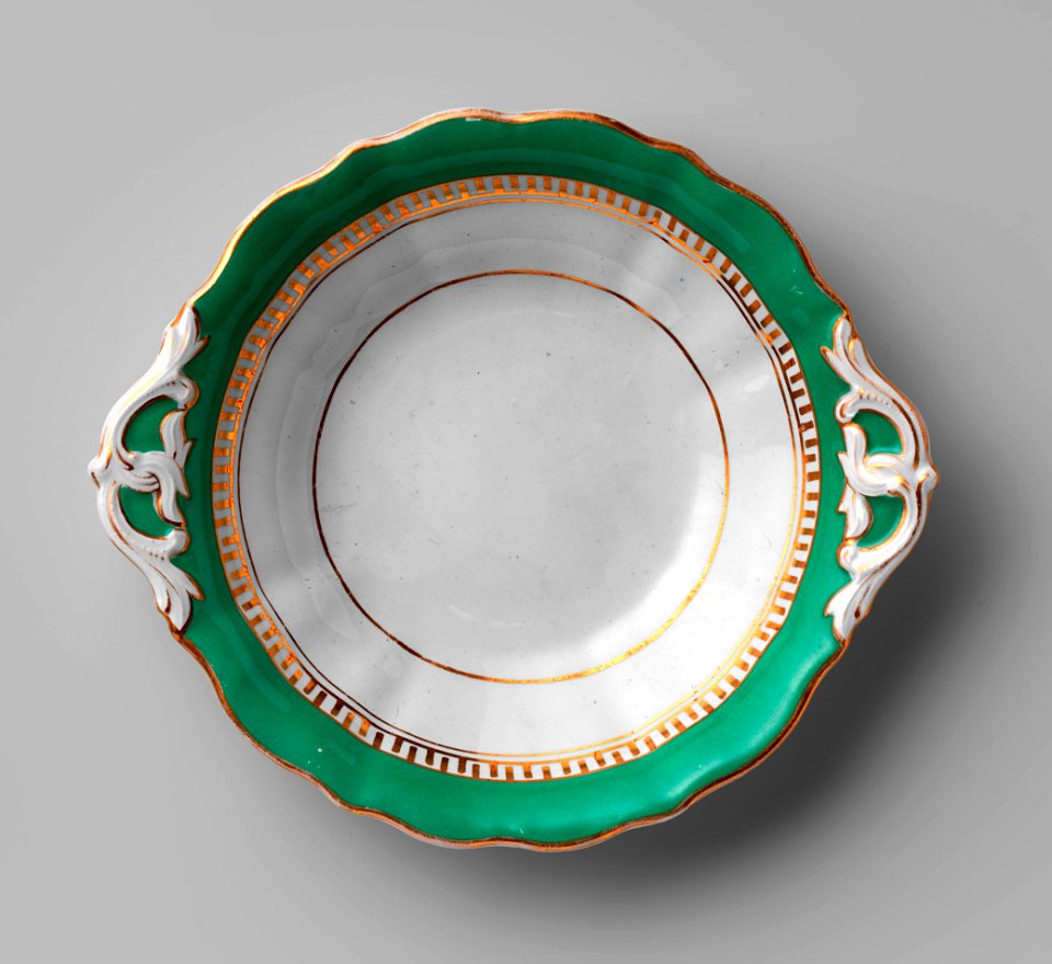 Servies met groen-gouden bies (1865), Petrus Regout & Co (6)