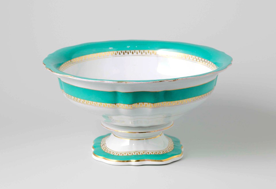 Servies met groen-gouden bies (1865), Petrus Regout & Co (3)