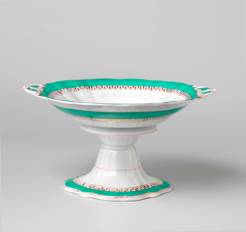 Servies met groen-gouden bies (1865), Petrus Regout & Co (4)