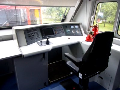 Sever 010 interior - control panel and driver's seat