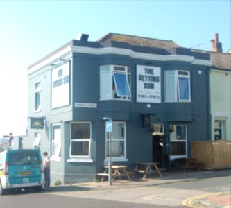 Setting Sun pub, Windmill Street-Albion Hill, Brighton (August 2019) (2)