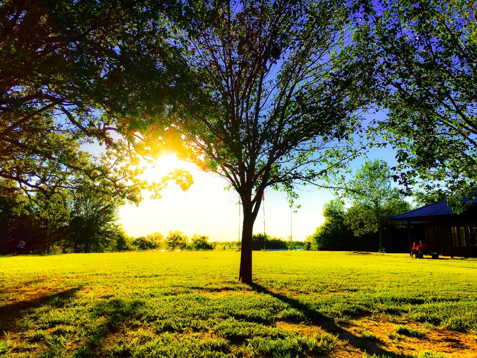 Nature landscape sun
