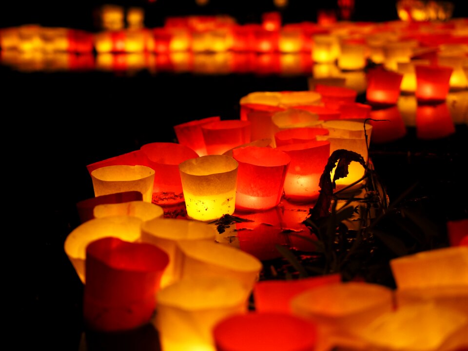 River festival of lights red