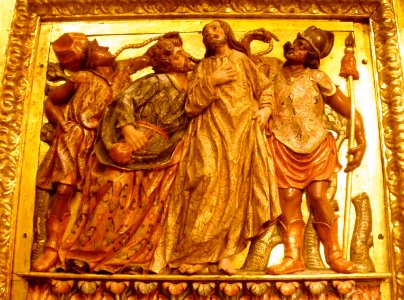 Santa Cruz de Campezo - Iglesia de la Asunción de Nuestra Señora, retablo mayor 9