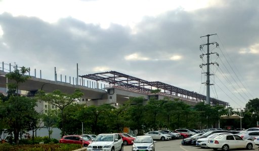 Shajing West station under construction - 2018-12-03