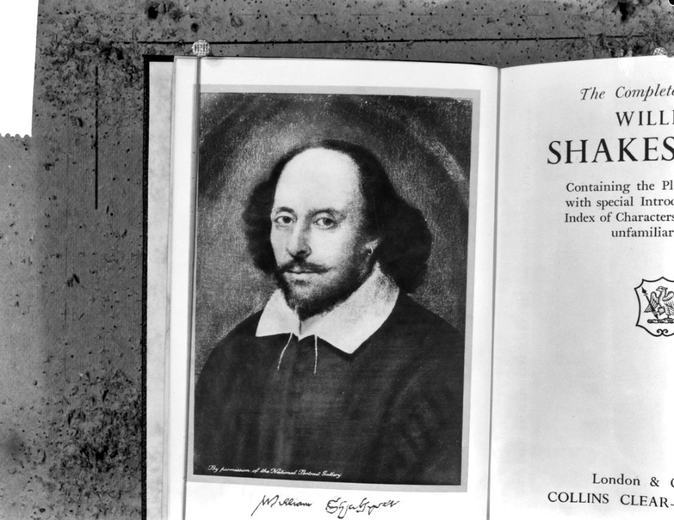 Shakespeare (portret), Bestanddeelnr 915-9542