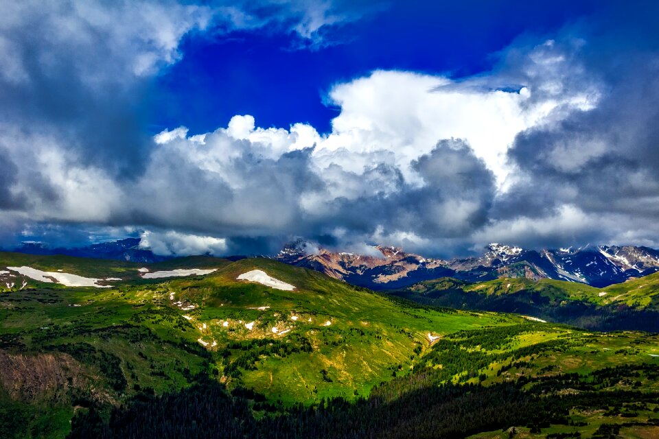 Clouds landscape nature photo