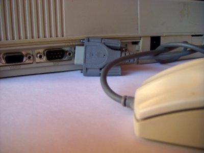 Serial port mouse