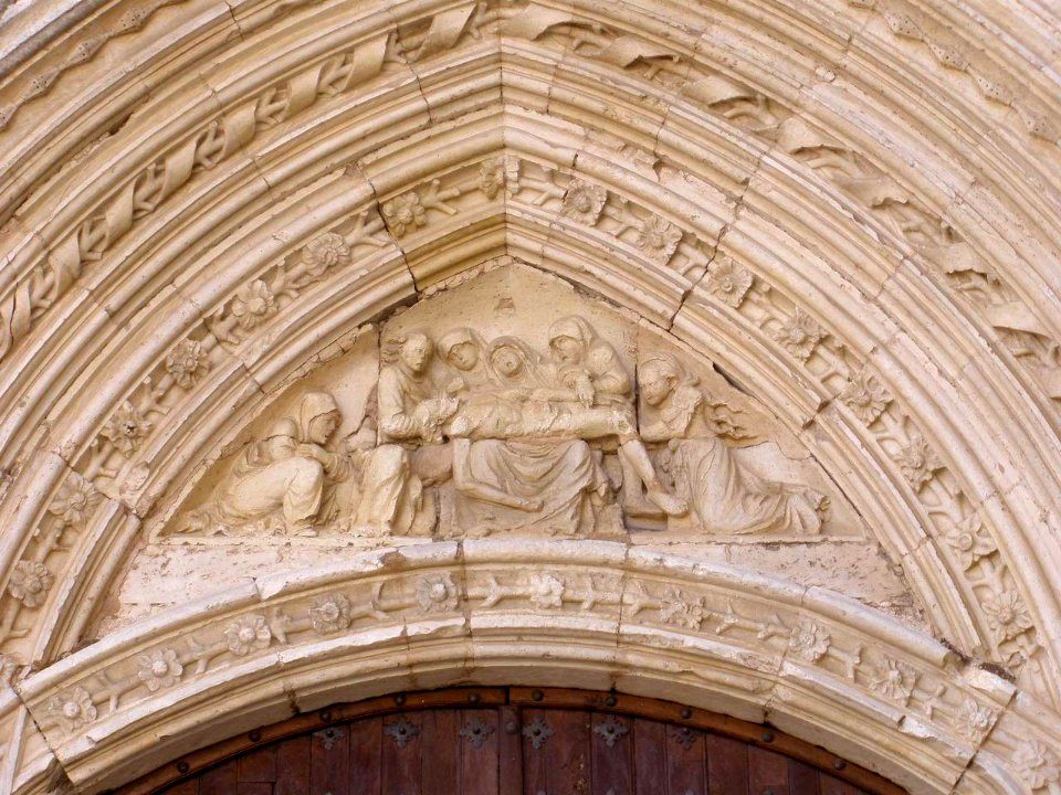 Santa Cruz de Campezo - Iglesia de la Asunción de Nuestra Señora, portada principal 3