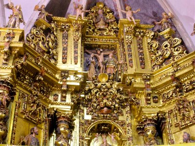 Santa Cruz de Campezo - Iglesia de la Asunción de Nuestra Señora, retablo mayor 2