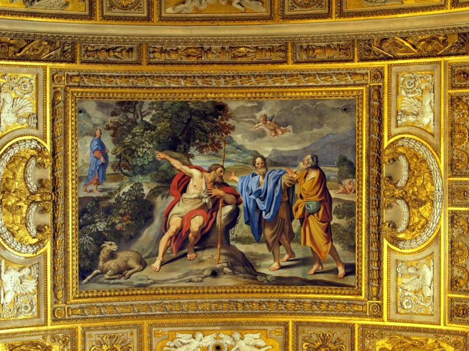 Sant'Andrea della Valle (Rome), Chiesa di Sant'Andrea della Valle - interno - catino dell'abside affrescati dal Domenichino