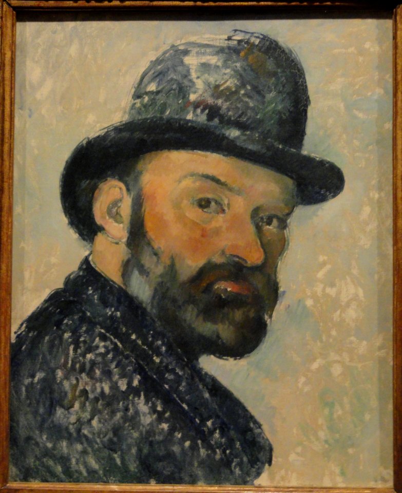 Self Portrait with Bowler Hat by Paul Cézanne, 1883-1887 - Ny Carlsberg Glyptotek - Copenhagen - DSC09427