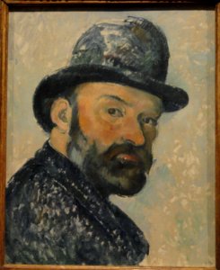 Self Portrait with Bowler Hat by Paul Cézanne, 1883-1887 - Ny Carlsberg Glyptotek - Copenhagen - DSC09427