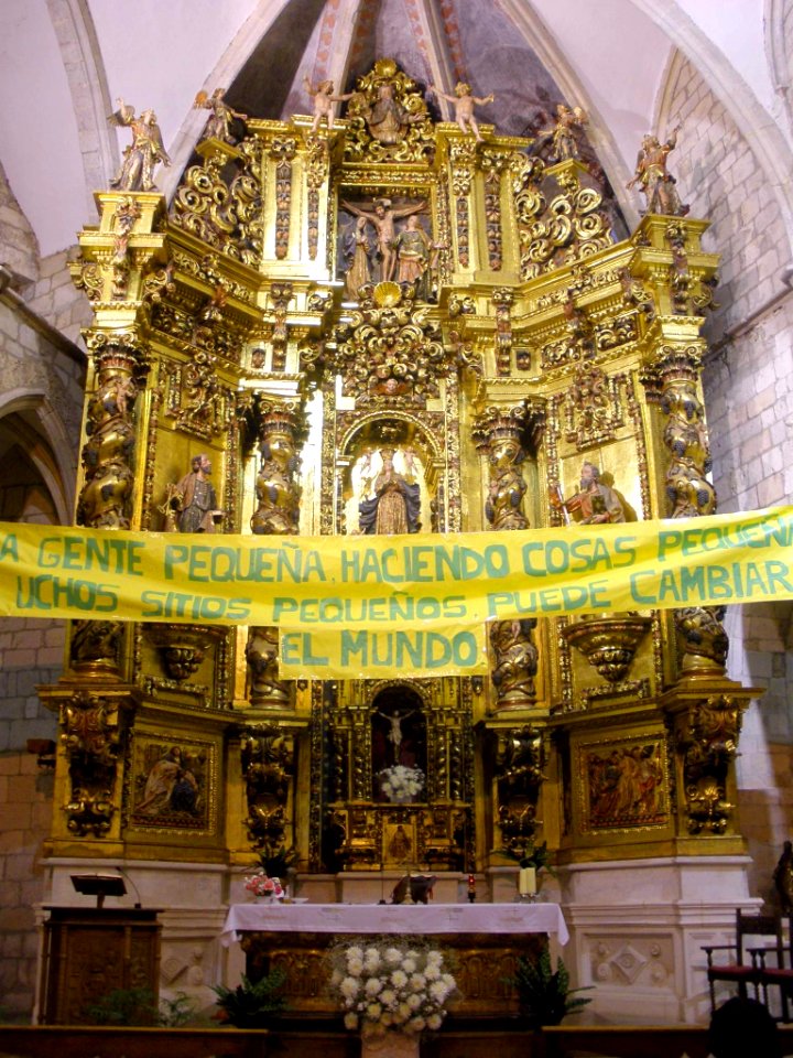 Santa Cruz de Campezo - Iglesia de la Asunción de Nuestra Señora, retablo mayor 1