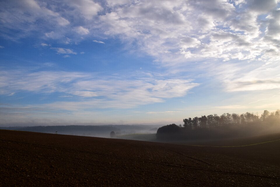 Mood sky morgenstimmung photo