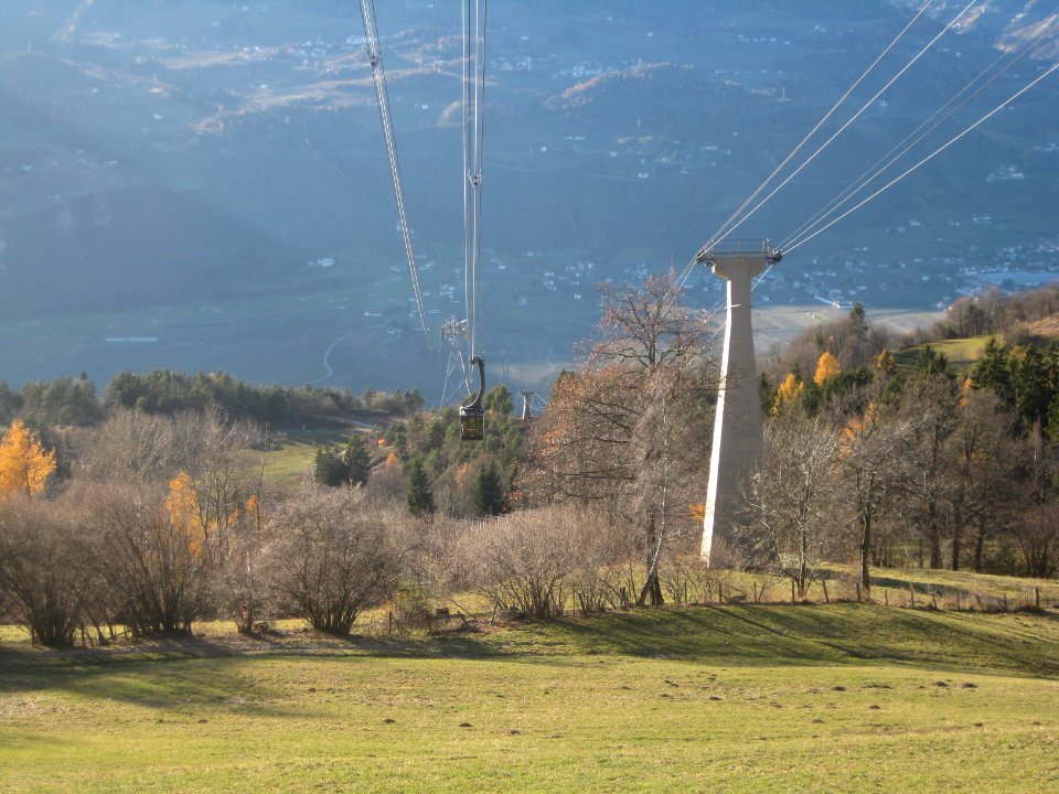 Seilbahn Vöran alt und neu 2