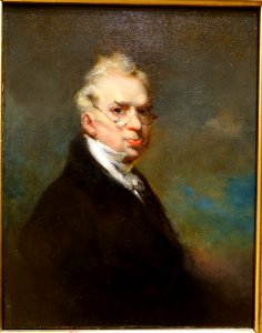 Self portrait by George Chinnery, c. 1850, oil on canvas - Peabody Essex Museum - DSC07363