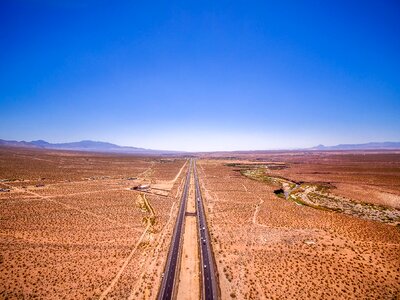 Highway long endless photo