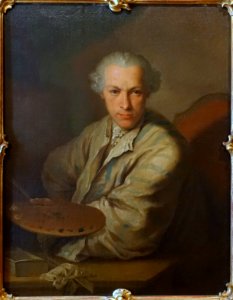 Self portrait by Januarius Zick, c. 1757 - Mainfränkisches Museum - Würzburg, Germany - DSC04628