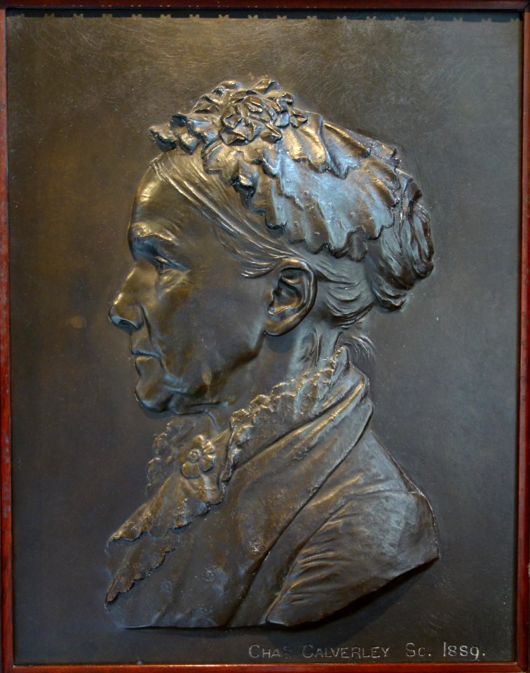 Sara J. Kidd (Mrs. Jeptha R.) Boulware by Charles Calverley, 1889 - Albany Institute of History and Art - DSC07947