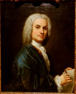 Self portrait by Jacopo Amigoni, probably London, 1730-1735, oil on canvas - Hessisches Landesmuseum Darmstadt - Darmstadt, Germany - DSC01160
