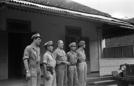 Semarang. Een Chinese delegatie, bestaande uit de Chinese Vice-Consul te Batavia, Bestanddeelnr 378-4-5