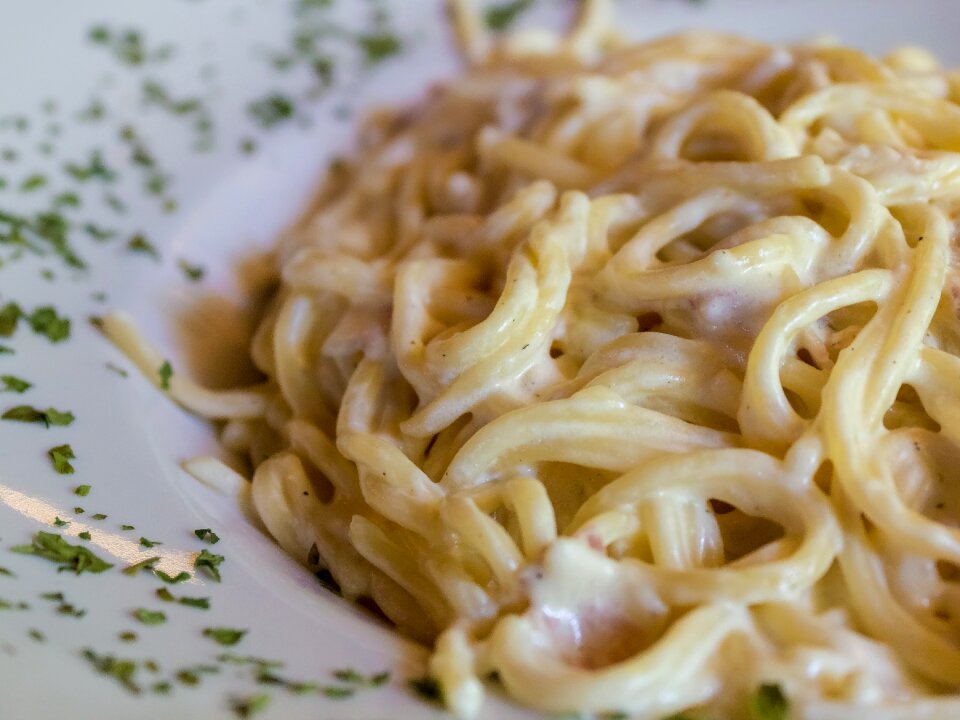 Pasta menu italian