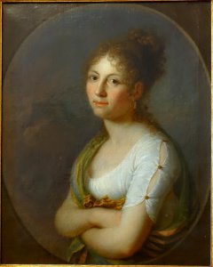 Self portrait by Margarethe Geiger, 1804 - Mainfränkisches Museum - Würzburg, Germany - DSC04646