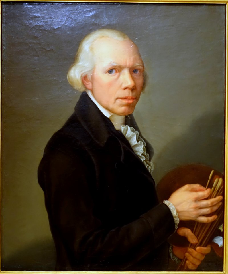 Self portrait by Wenzel Peter, 1813, oil on canvas - Pinacoteca Vaticana - Vatican Museums - DSC01222