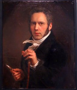 Self portrait by Jean-Baptiste Bastine, 1830 - Museum M - Leuven, Belgium - DSC05274