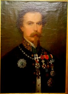 Self-portrait by Visconde de Meneses, 1869, oil on canvas - Museu Nacional de Soares dos Reis - Porto, Portugal - DSC00684
