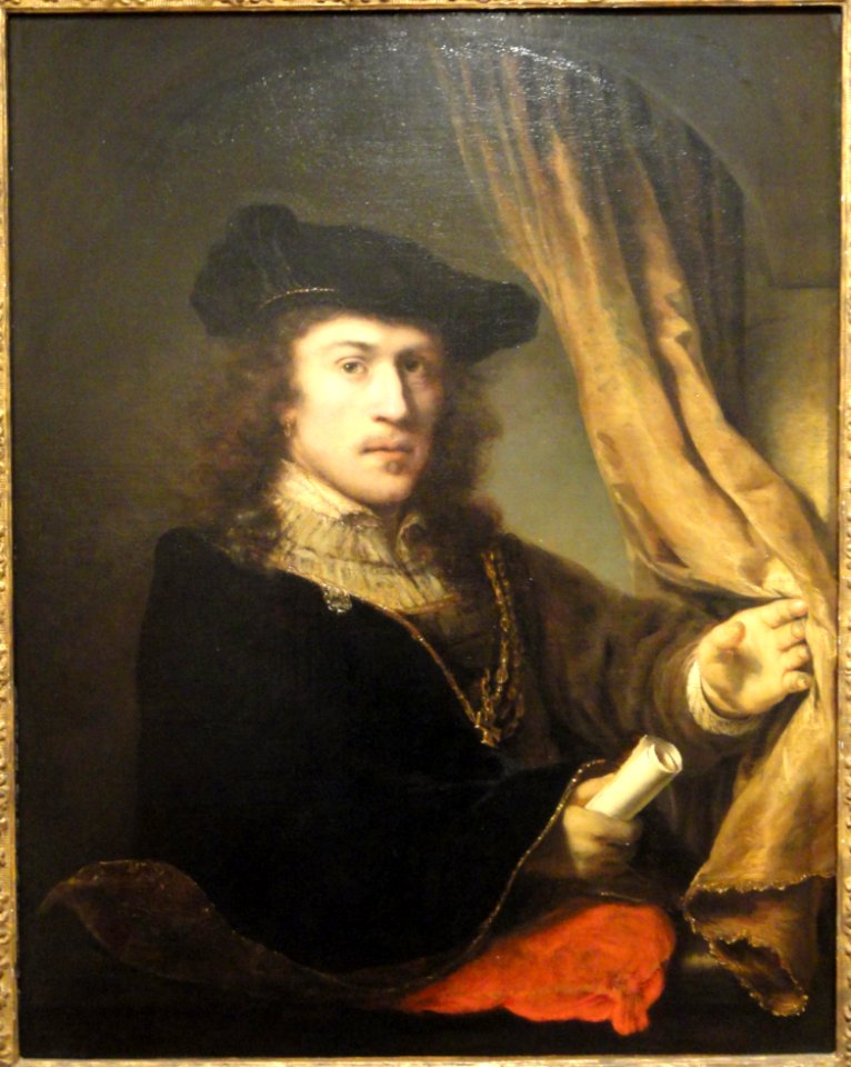 Self-Portrait, Ferdinand Bol, Dutch, c. 1647 - Museum of Fine Arts, Springfield, MA - DSC04093