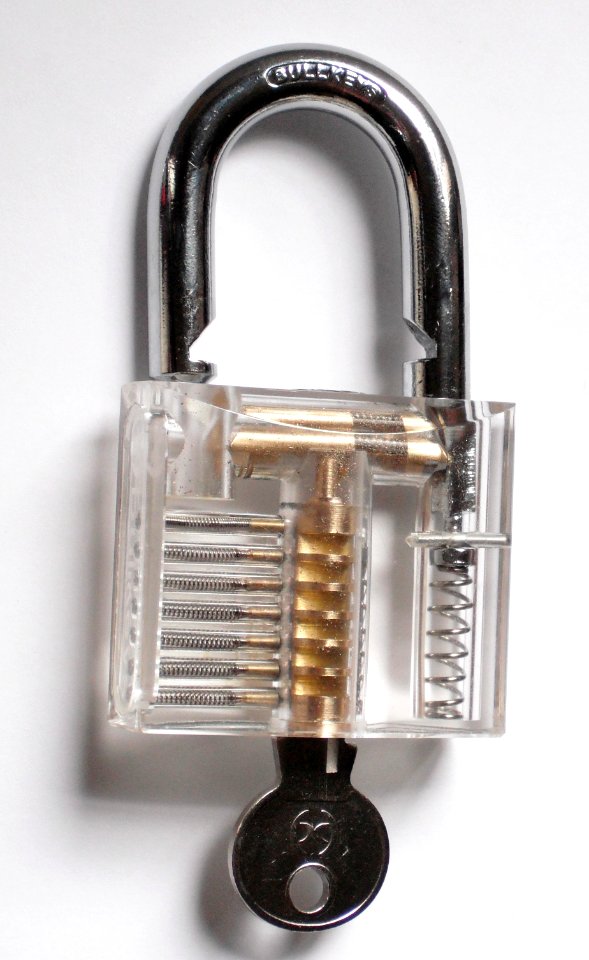 SeeThruPadlockOpenKey