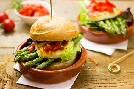 Hamburger eat healthy